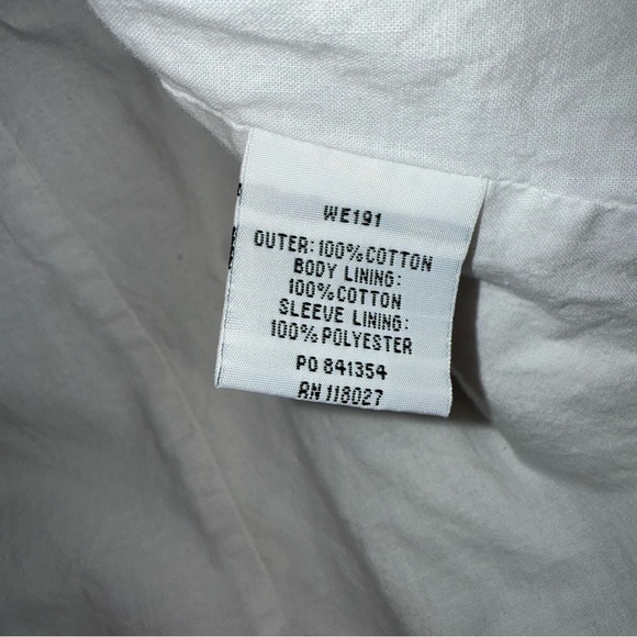 Boden Cotton Trench Coat Women’s Size 14 Cream And Taupe - Picture 4 of 7